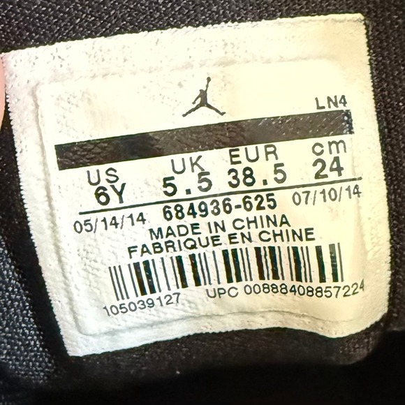 Nike Air Jordan Super Fly3 Fusion‎ Pink Teal Basketball Shoes Youth 6Y Athletic - Picture 7 of 11